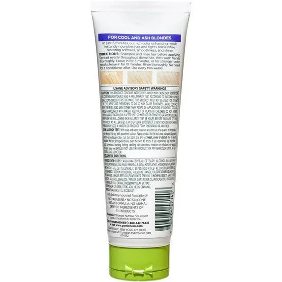 Garnier Nutrisse Color Reviver Cool Blonde Mask 4.2 oz