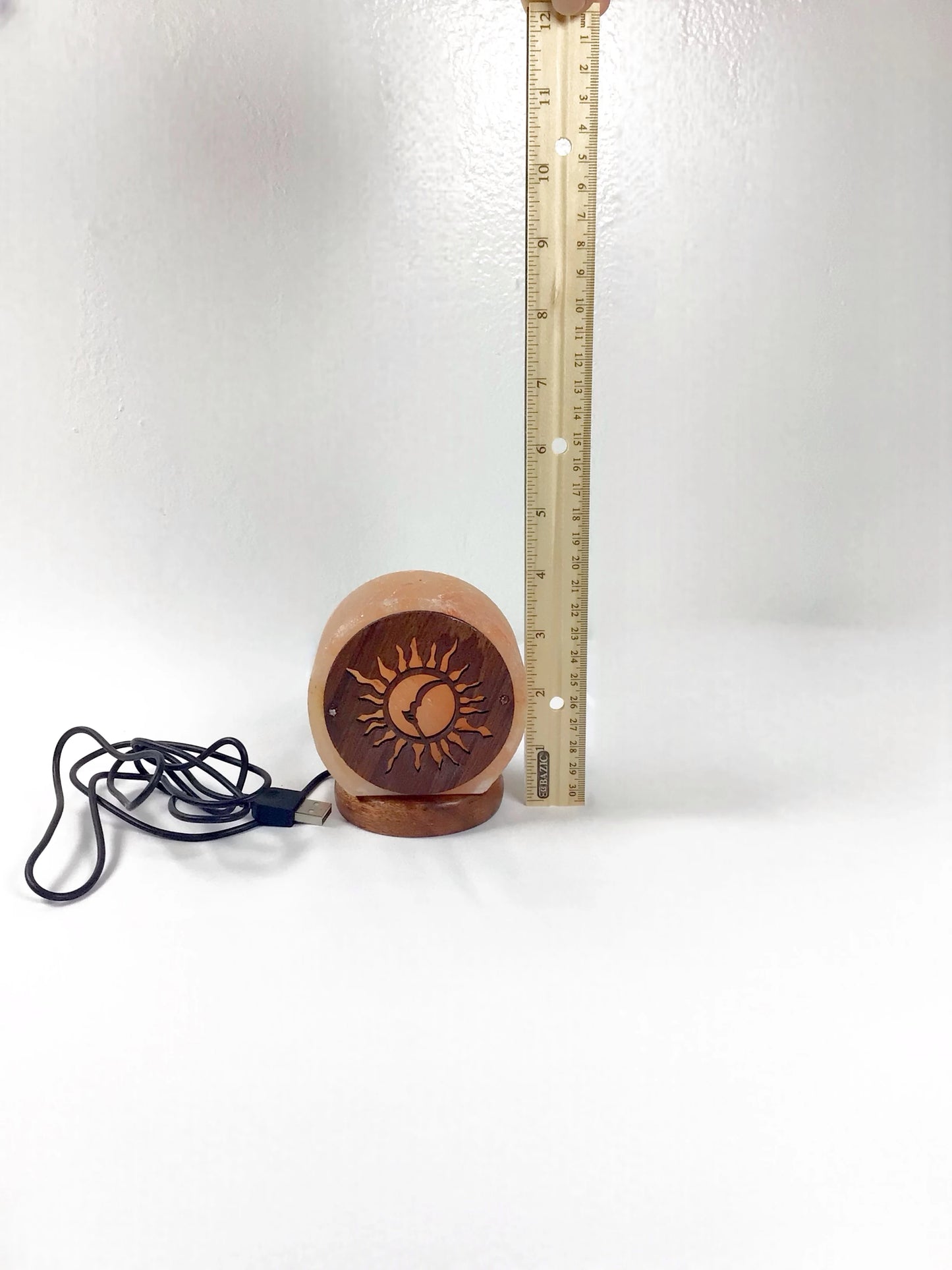 Himalayan Salt Crystal Lamp โ Handcrafted Natural Polished Design, Spiritual & Ambient Glow