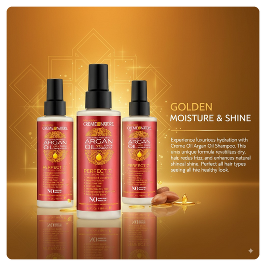 Creme of Nature Argan Oil Moisture & Shine Shampoo 5.1 oz (3 Pack)