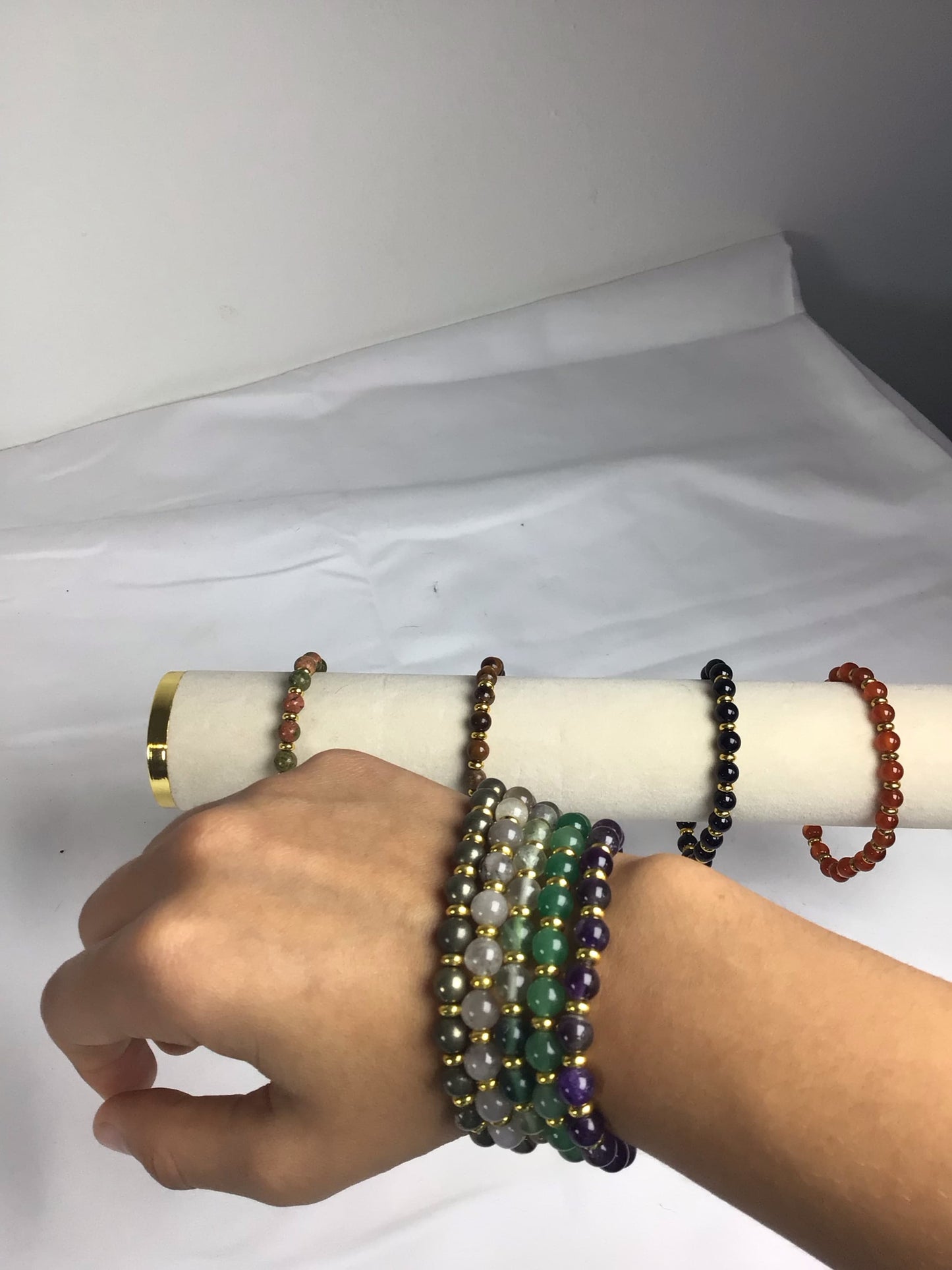 Adjustable Gemstone Bracelet