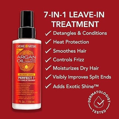 Creme of Nature Argan Oil Moisture & Shine Shampoo 5.1 oz (3 Pack)