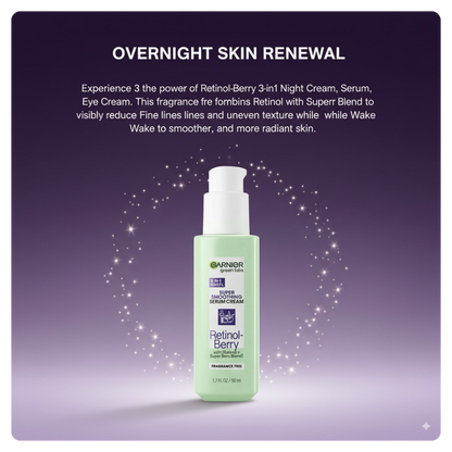 Garnier Retinol-Berry Night Treatment Serum 1.7 oz